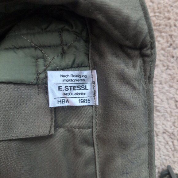 Austrian Military Surplus Lined Overalls, Olive Green/RAL7013 34 waist - Picture 4 of 10